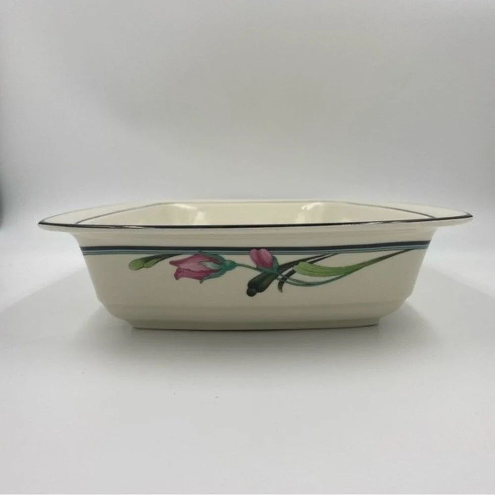 Vintage Lenox Chinaware Discontinued Midnight Blossoms 13